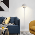Danish Bud Floor Lamp – Modern E27 Metal Standing Light for Living Room & Foyer