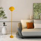 Danish Bud Floor Lamp – Modern E27 Metal Standing Light for Living Room & Foyer