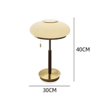 Nordic Vintage Table Lamp – Modern White Glass Desk & Bedside Light